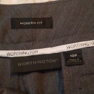 Worthington Dress Slacks / Gray 10P